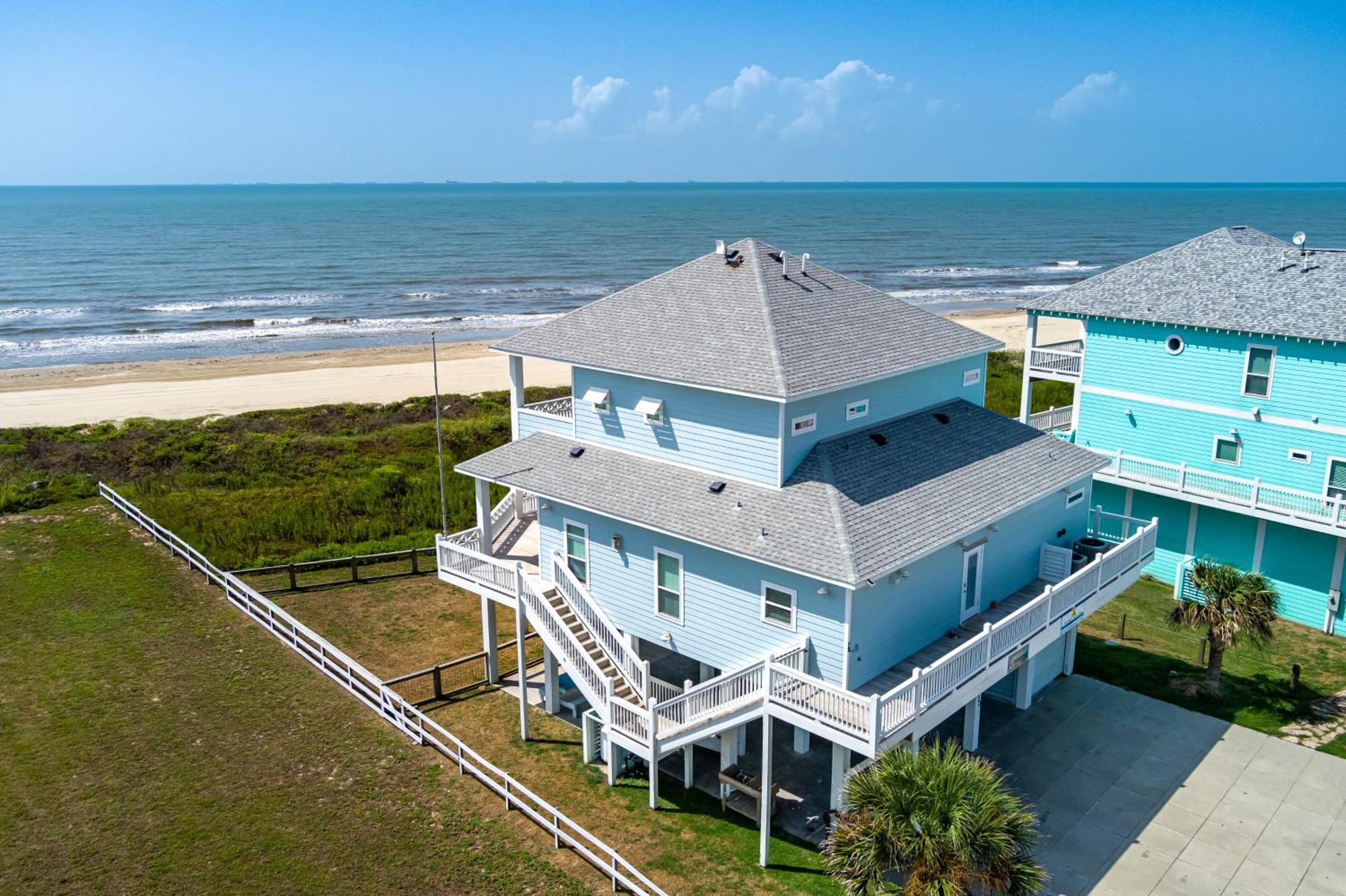 Sea It All Beachfront 4Br! Panoramic Views, Bar & Large Decks Villa Crystal Beach Exterior photo