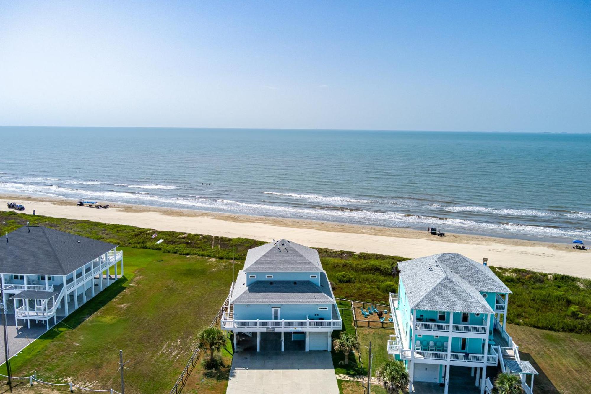 Sea It All Beachfront 4Br! Panoramic Views, Bar & Large Decks Villa Crystal Beach Exterior photo