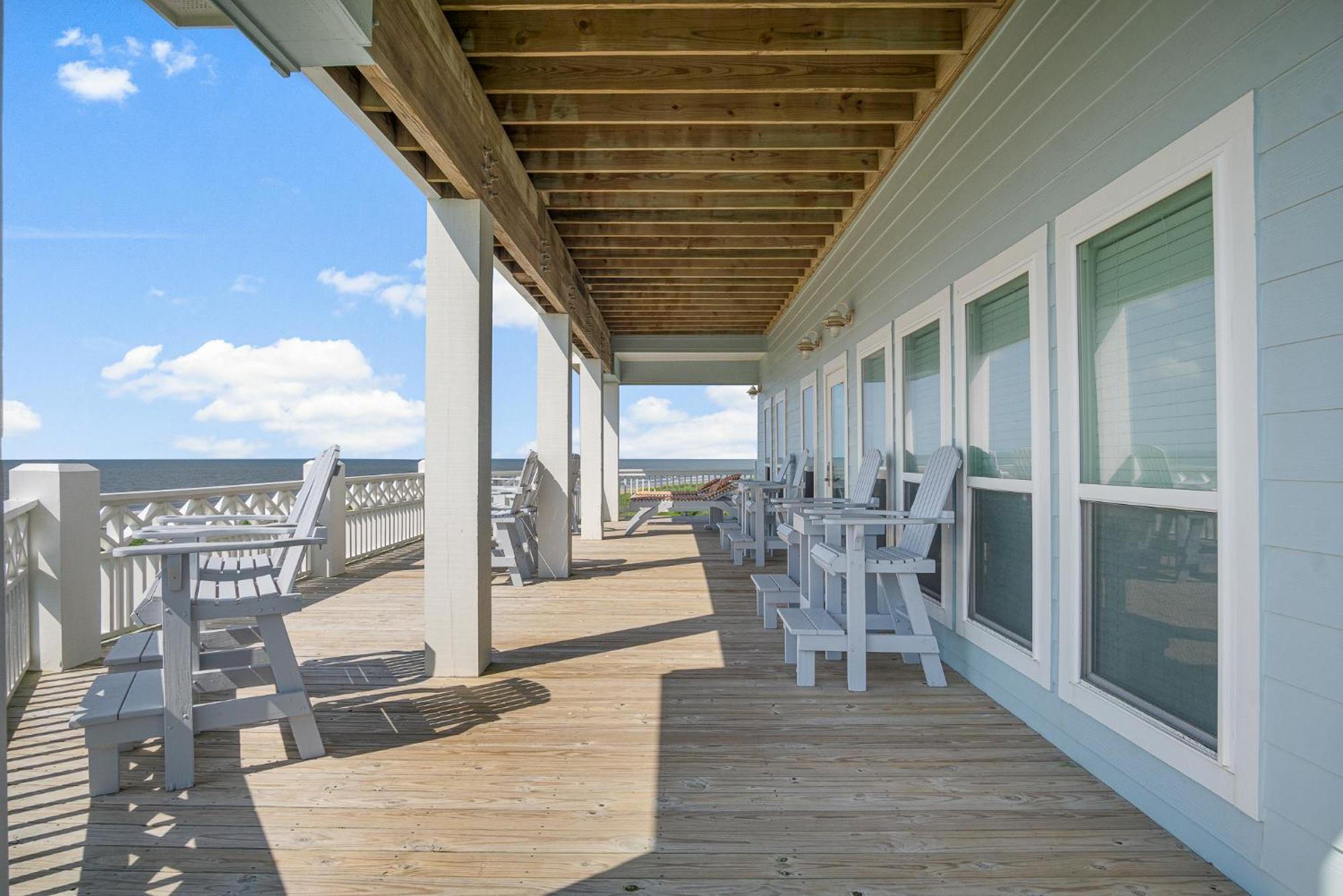 Sea It All Beachfront 4Br! Panoramic Views, Bar & Large Decks Villa Crystal Beach Exterior photo