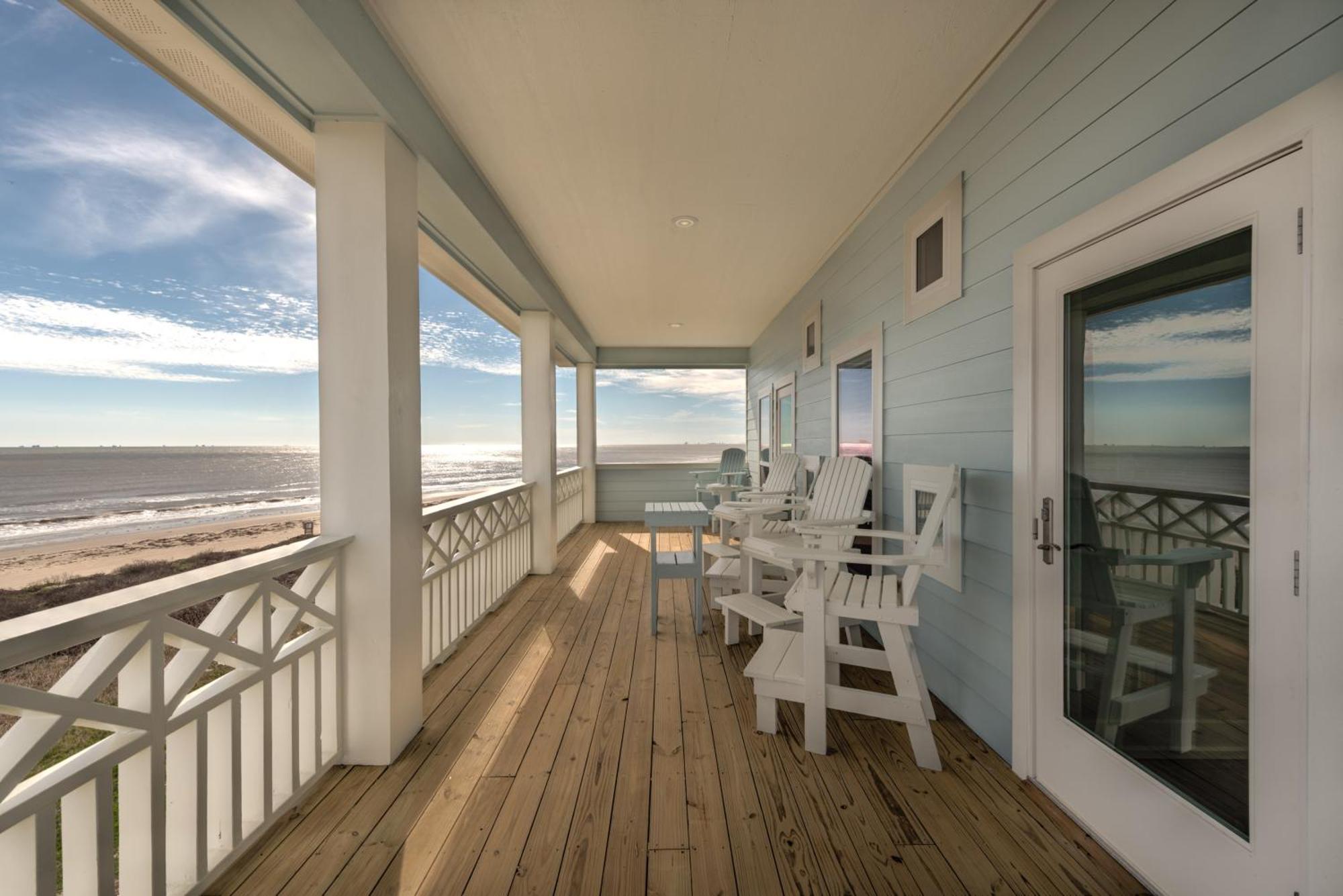 Sea It All Beachfront 4Br! Panoramic Views, Bar & Large Decks Villa Crystal Beach Exterior photo